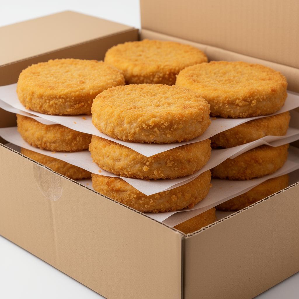 Halal Chicken Burgers (Frozen, Bulk) food ingredient supplier