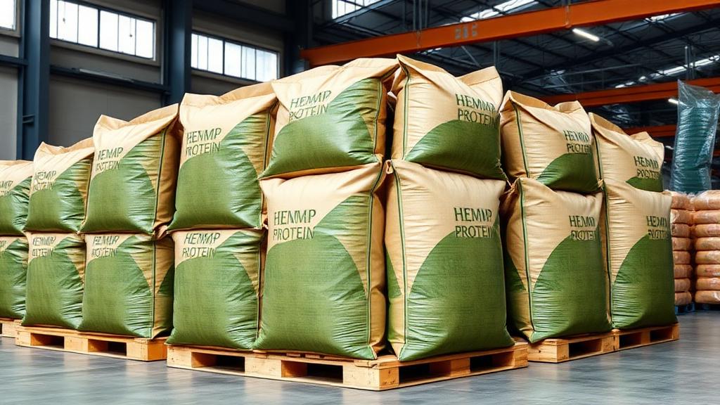 Hemp Protein Powder 50% food ingredient supplier – bulk plant protein supply