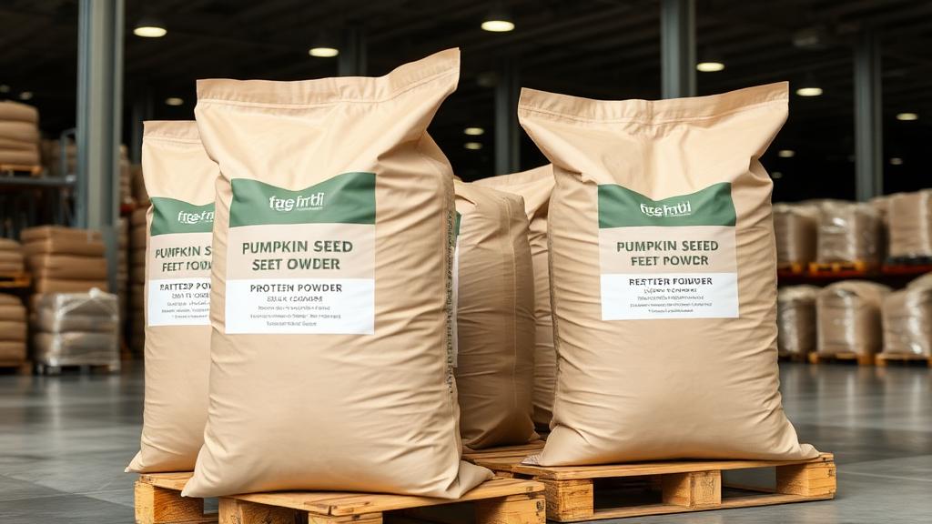 Pumpkin Seed Protein 65% food ingredient supplier – bulk plant protein supply