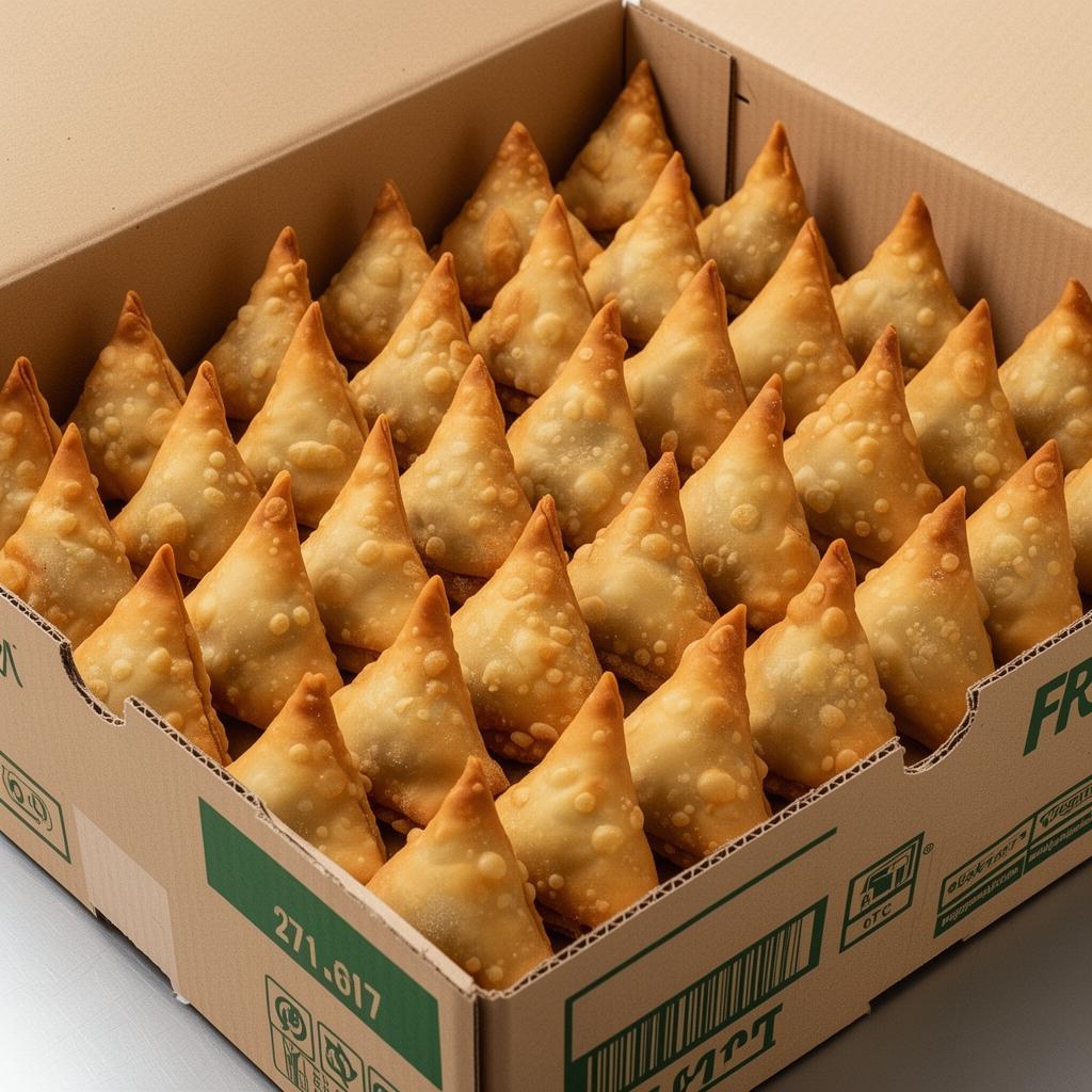 Vegetarian Samosas (Frozen, Wholesale) food ingredient supplier