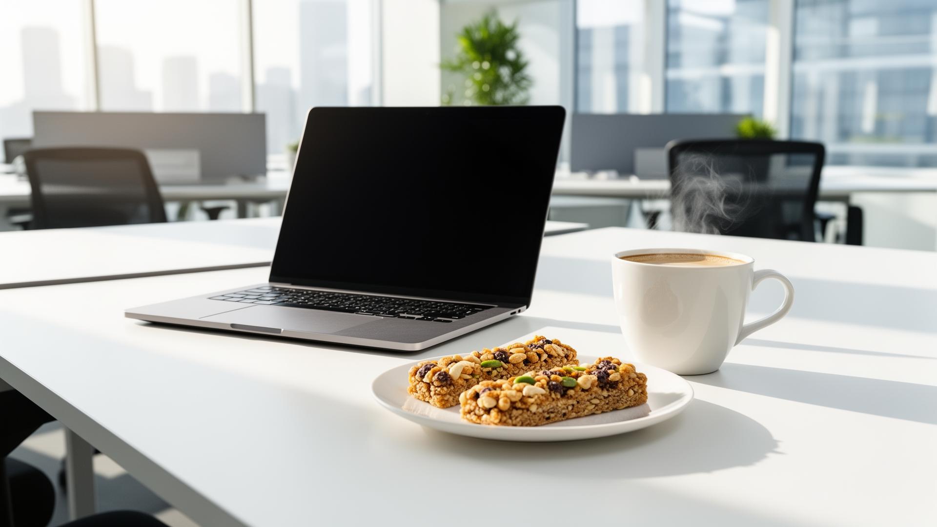 Desk-based work environment illustrating modern work trends
